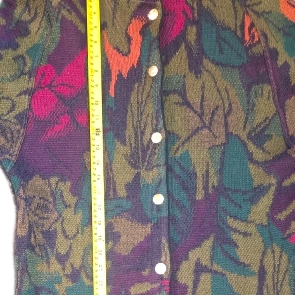 Bode Mohair Wool Blend Knit Jacket Tapestry Button Front GR 40 US M - Picture 7 of 11